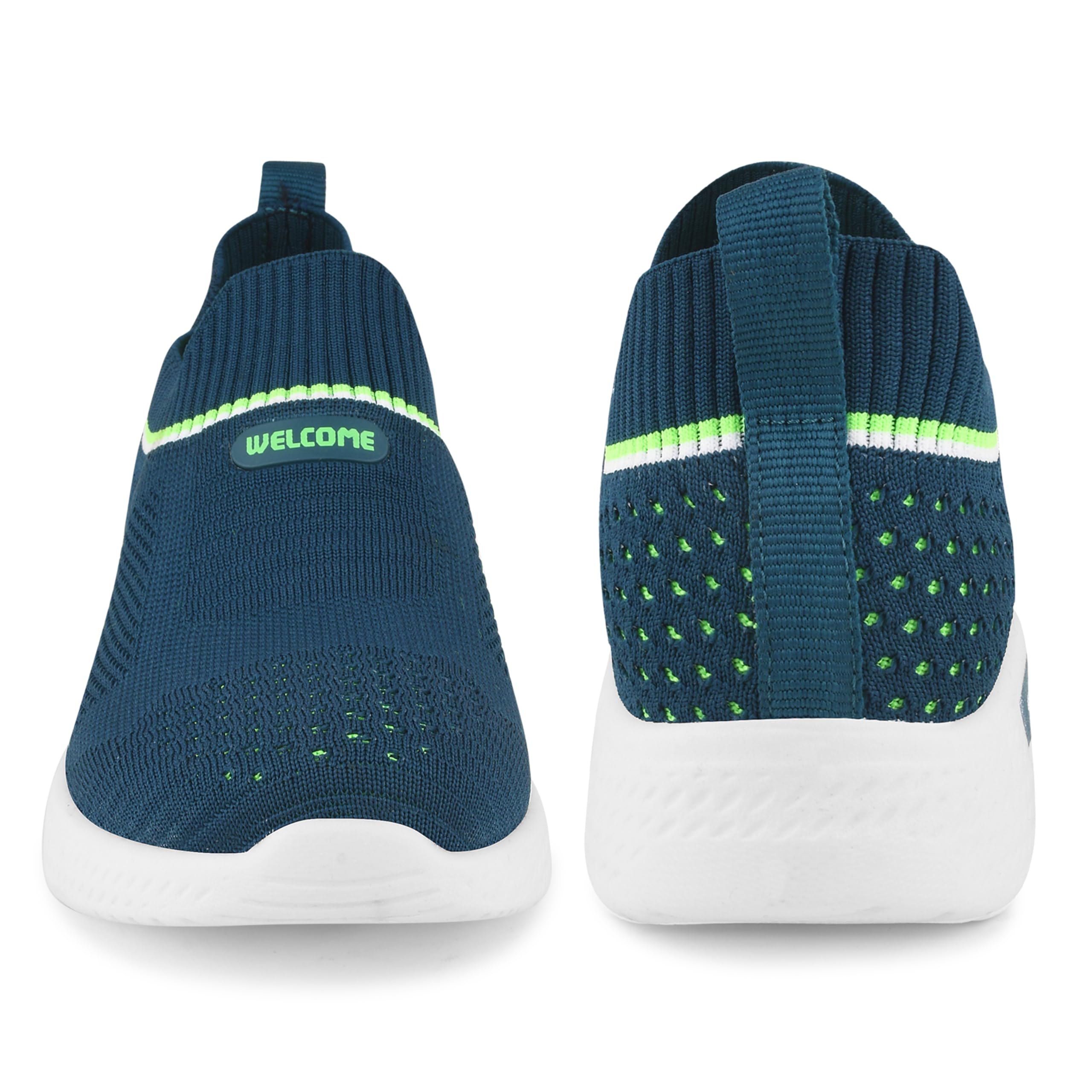 Welcome Kid's Casual, Running, Walking, Loafers, Sneakers, Sports Shoes, Memory Foam, K-Romeo-T.Blue, 4 1