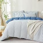 Duvet Cover King Floral 100% Brushed Microfiber 3 Pieces Fresh Chic Garden Style Pink Botanical Flower Printed Pattern King Floral Duvet Cover with Zipper Closure (Floral, King)