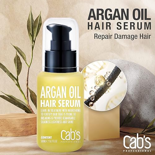 Miniatura 6 de Aceite de argán marroquí para el cabello control encrespado para cabello seco dañado y grueso nutritivo y reparador de brillo del cabello sin