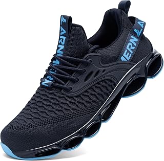 Safety Trainers Steel Toe Cap Trainers Men Cushioning Safety Shoes Comfortable Fashion Lightweight Breathable Work Shoes