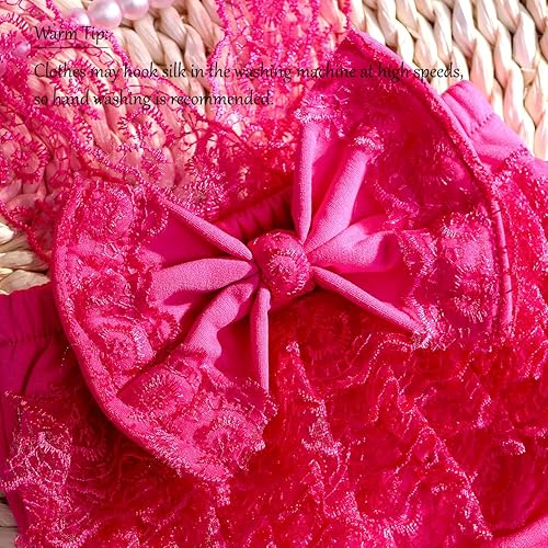 Miniatura 10 de Ylsteed Trajes de fotografía para recién nacidos, accesorios para niñas, mameluco de encaje, trajes para sesión de fotos de bebé, accesorios para