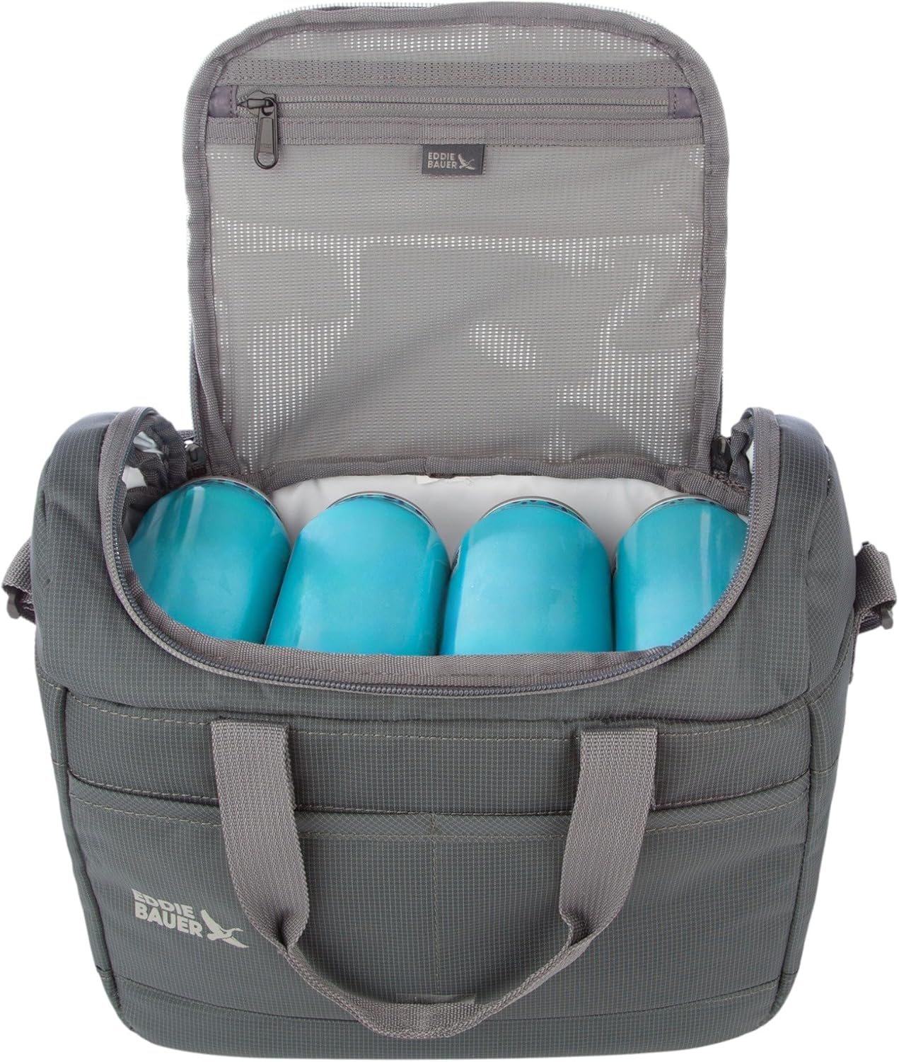 Eddie Bauer Cooler Bag | Insulated | Vacation | Travel | Camping | Tailgate | Beach | Picnic | Festival | Shoulder Carry | Top Handle - Rain