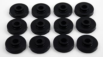 Isolate It!: Sorbothane Vibration Isolation Bushing 50 Duro (.28 ID - 1 OD - .31 Deep) - 12 Pack