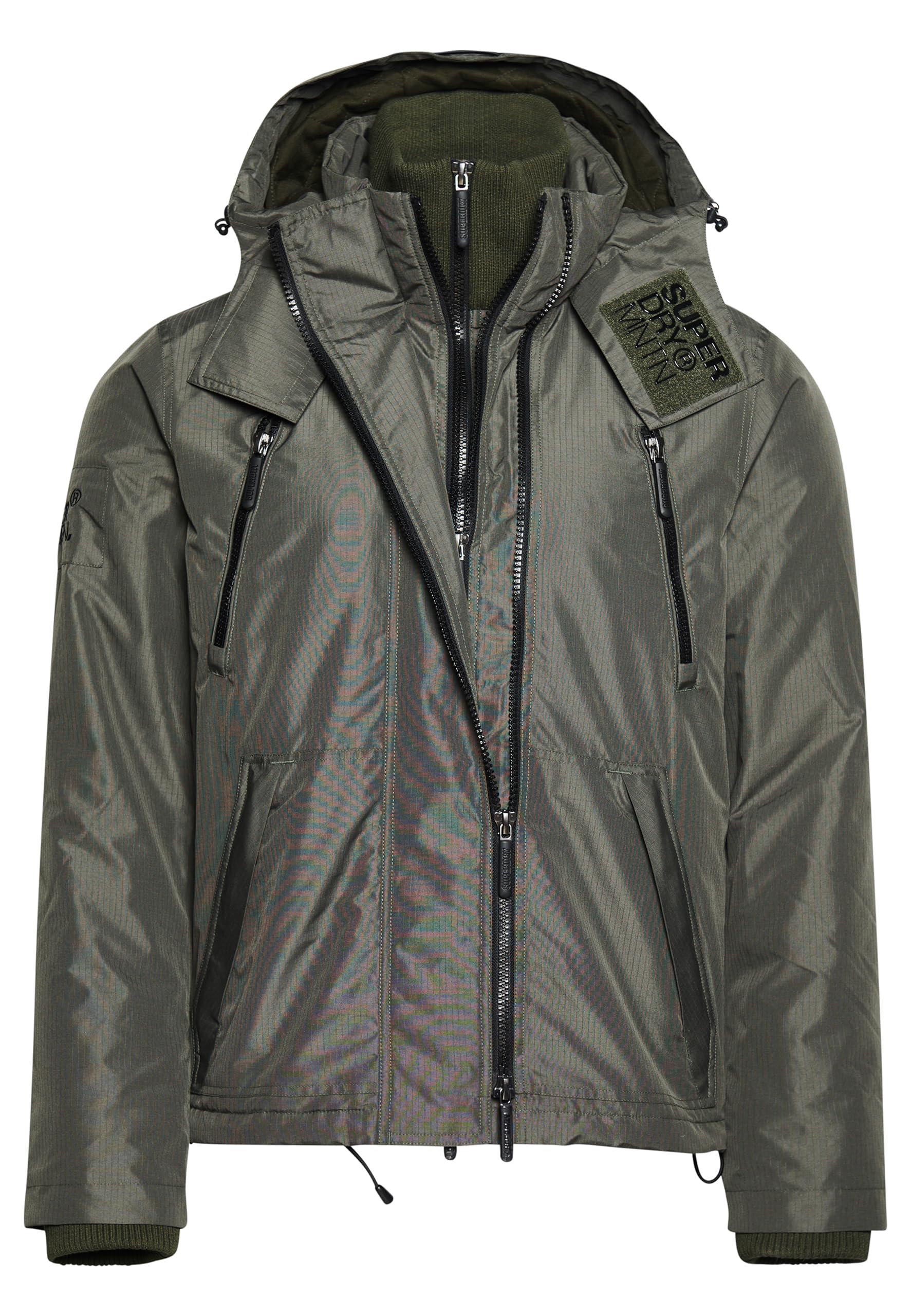 Superdry Windcheater Jacket for Men, Surplus Goods Olive, XXL