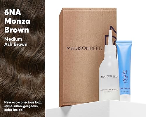 Miniatura 136 de Madison Reed - Kit de tinte radiante para el cabello, tinte permanente para el cabello, 100 % cobertura de canas, sin amoníaco, castaño Módena 10