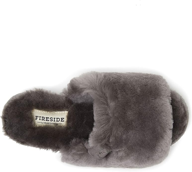 Dearfoams Mujer Pantuflas De Vellón Fireside Cairns Fácil De Poner/Quitar miniatura 7