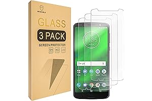 Mr.Shield 3-Pack Tempered Glass Screen Protectors For Moto G6