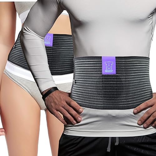 Everyday Medical - Cinturón de hernia umbilical - Carpeta abdominal de tela transpirable para soporte de hernia - Alivio rápido para hernias