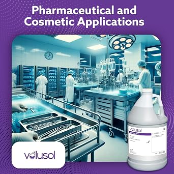 Volu-Sol Laboratory Grade Deionized Water Demineralized DI Solution for Deep Cleaning, Cooling Systems, Cosmetics, Hygiene & Steam Mops 1 Gallon (1-Pack)