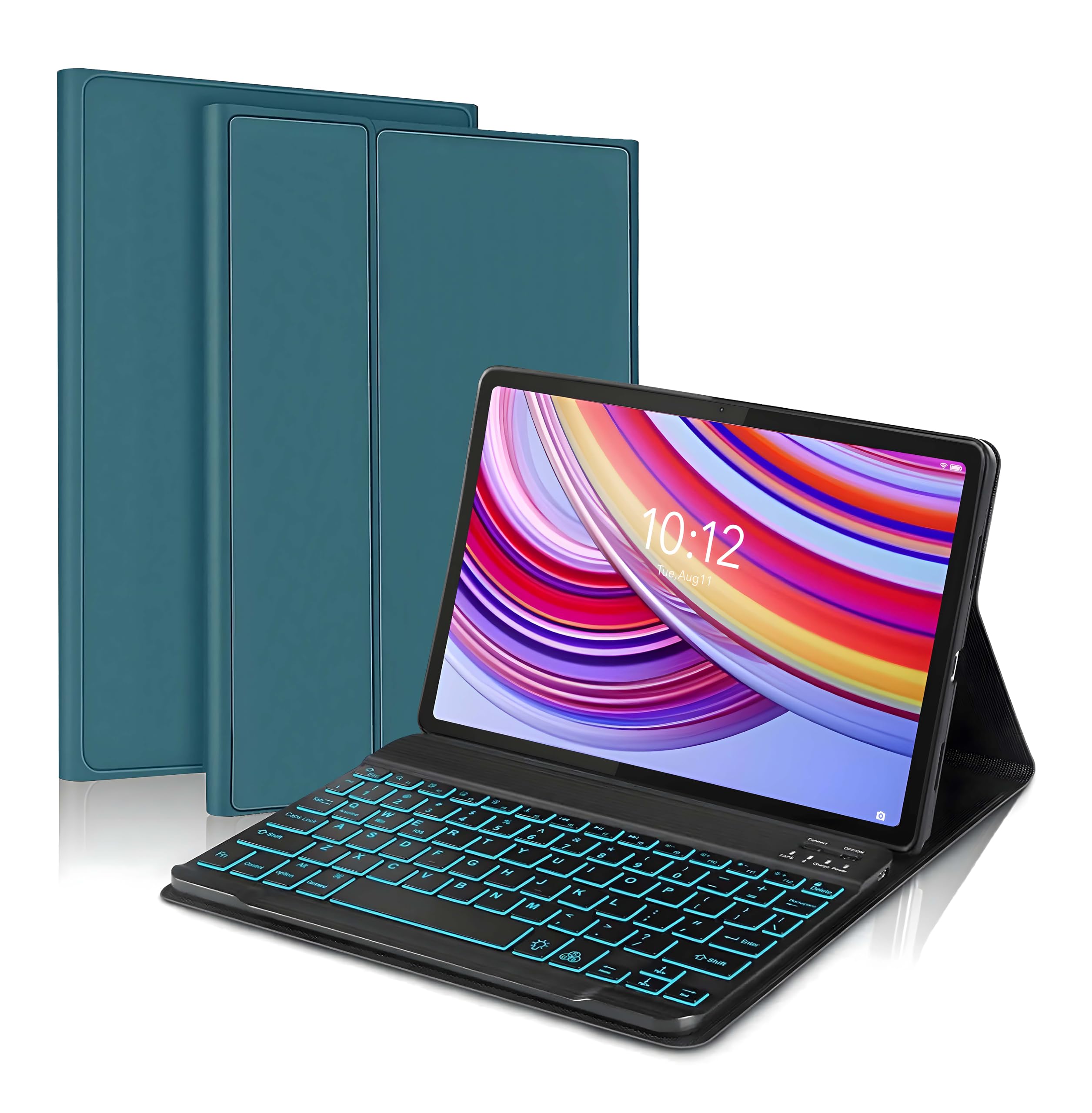 ProElite Keyboard case for Redmi Pad Pro 12.1 inch, Magnetic Detachable Wireless Bluetooth Keyboard Built-in 7-Colors Backlit, Dark Green (B0DG57CKGZ) Amazon Price History, Amazon Price Tracker