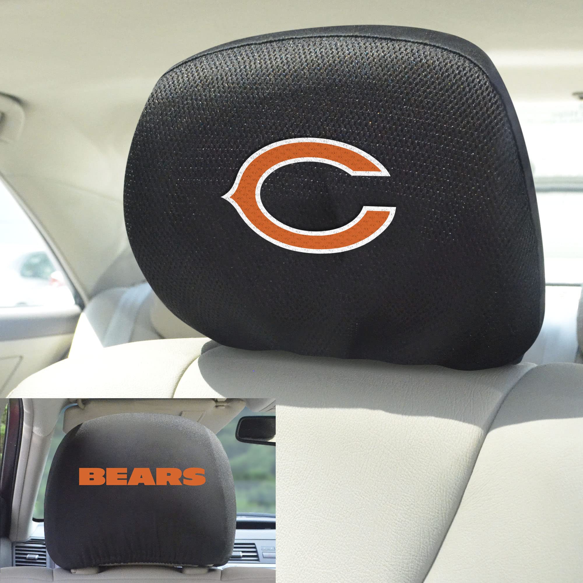 FANMATS NFL Unisex Bestickter Kopfstützenbezug