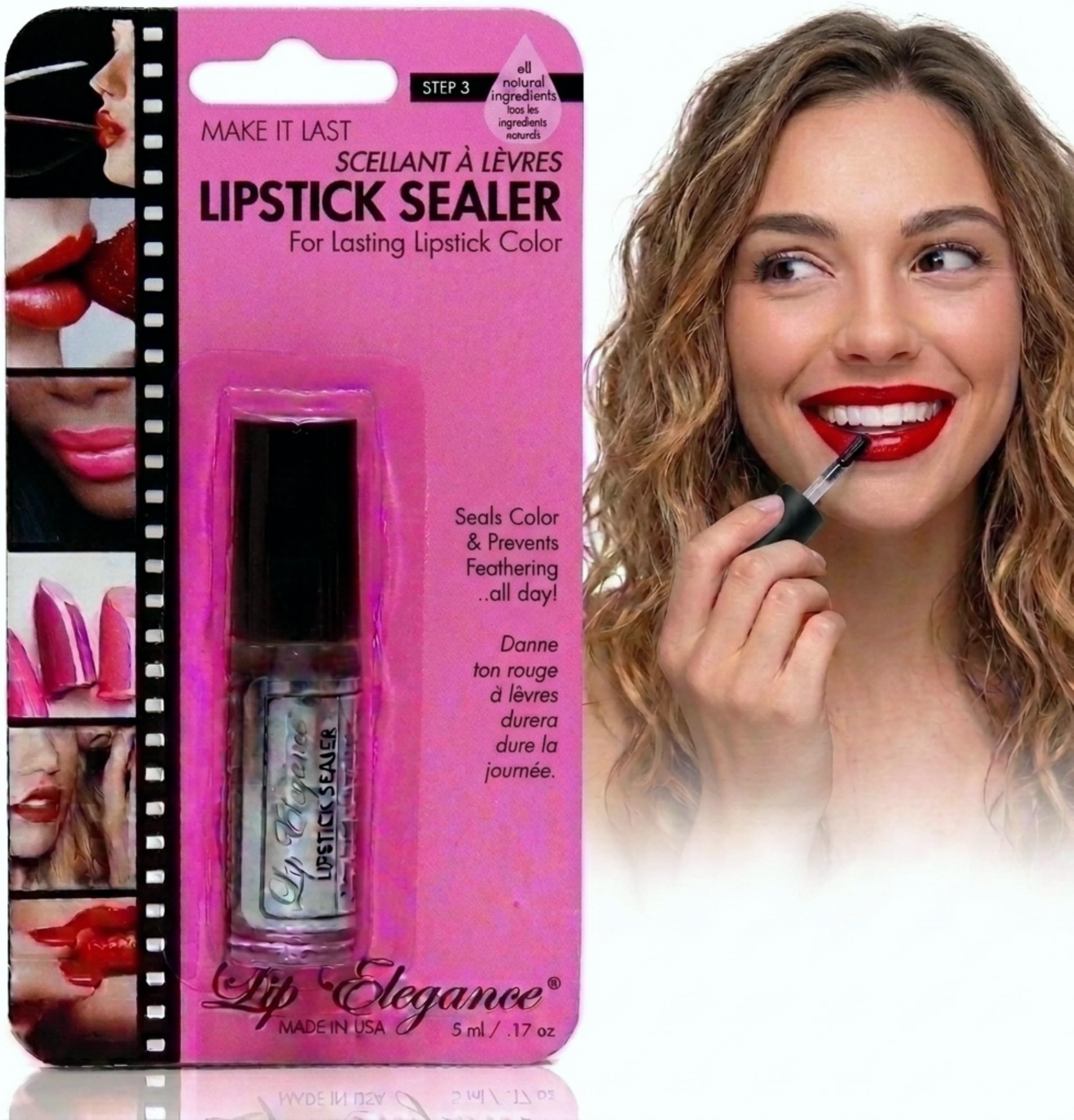 Lip Elegance Lipstick Sealer 0.17 Fl Oz