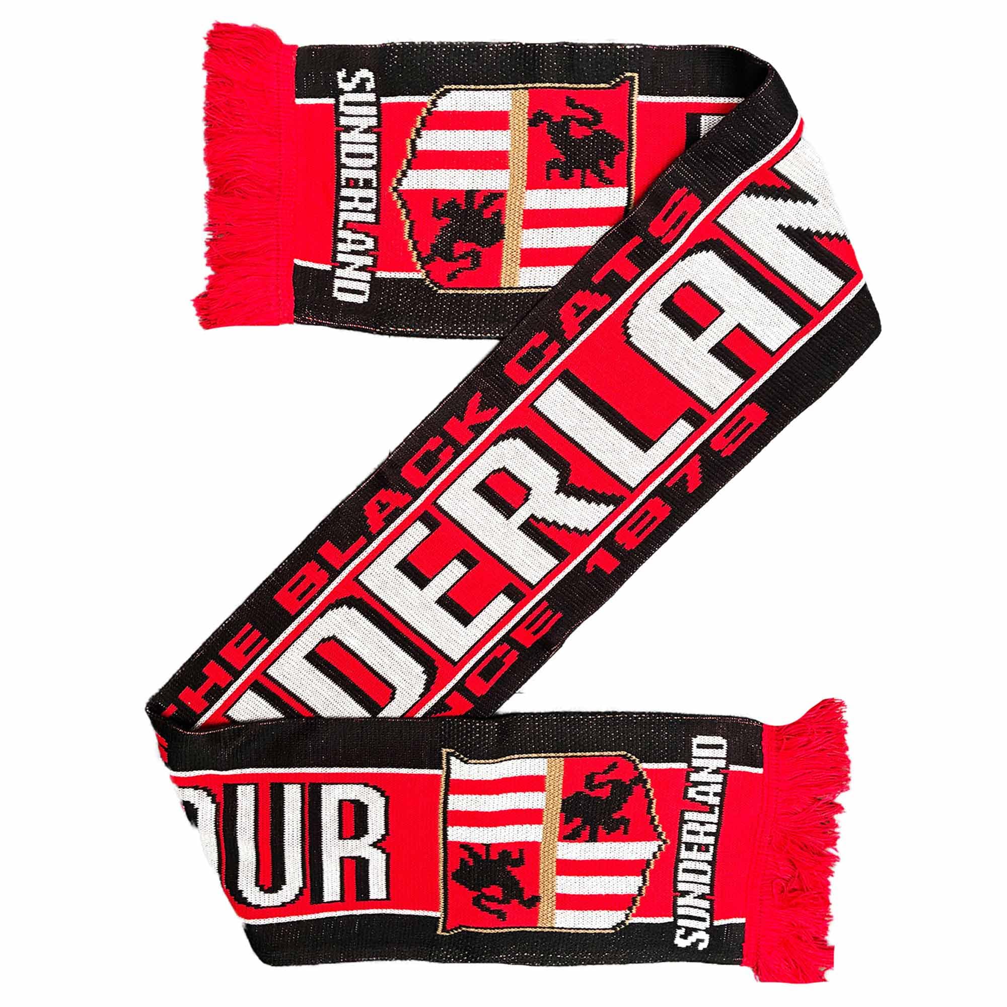 GIFTS 4 ALL Sunderland Football Fans Match Day Scarf, Makems On Tour Scarf, Sunderland Black Cats Souvenir, Makems Supporters Scarves