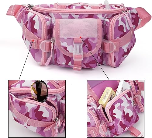 Miniatura 70 de ArcEnCiel resistente al agua Táctico Cinturón de cadera Cintura Pack Bolsa Fanny Militar Packs Bolsa para senderismo escalada al aire libre Bumbag