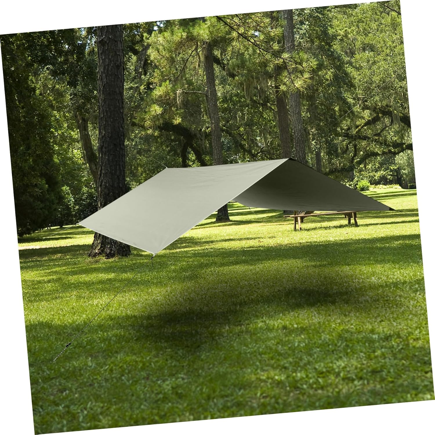 1Set Outdoor Picnic Awning Canopy Tarp Tent for People for Camping Hiking and Outdoor Activities Easy to Fold and Space Saving Design