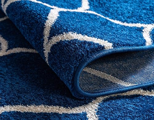 Miniatura 89 de Rugs.com Lattice Frieze Collection Alfombra – 4 x 6 pies, alfombra mediana negra perfecta para salas de estar, comedores grandes, planos abiertos