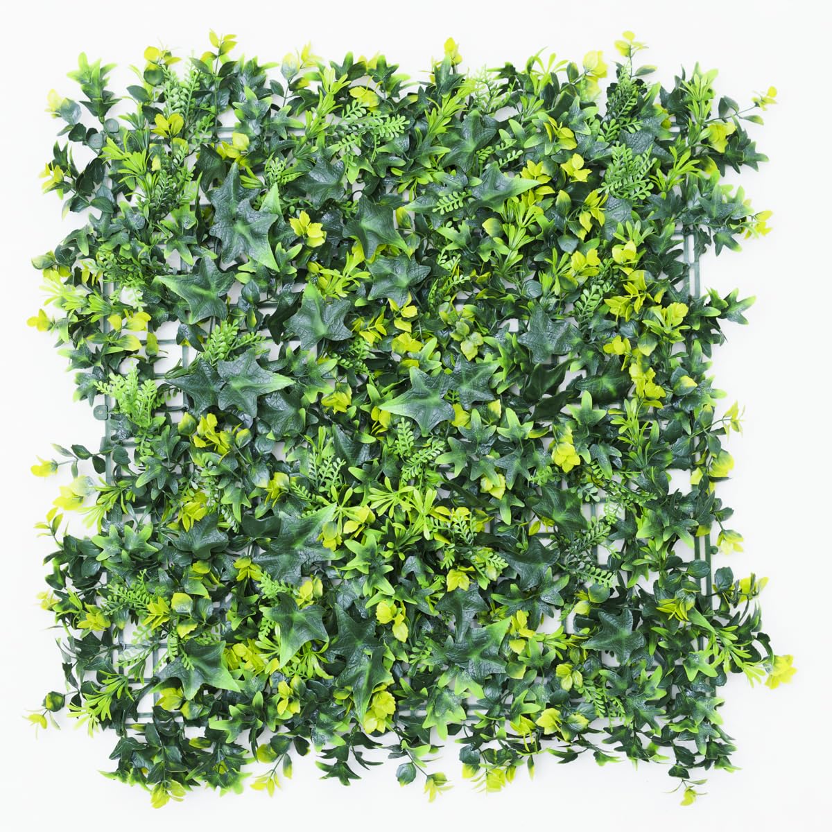 Valyria Home | Jardín Vertical Artificial Parana para Exterior e Interior | Pack de 4 Paneles 50x50 cm | Plantas Decorativas para Pared Hogar | Protección UV | Decoración de Pared y Diseño Moderno