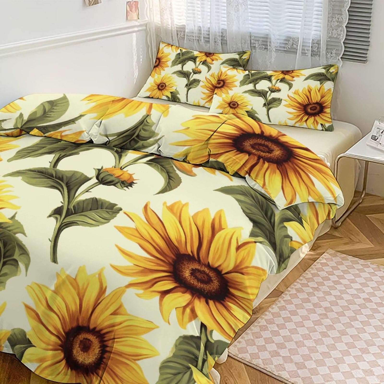 Parure de lit couette épaisse en version 3 pièces pour maison et hôtel