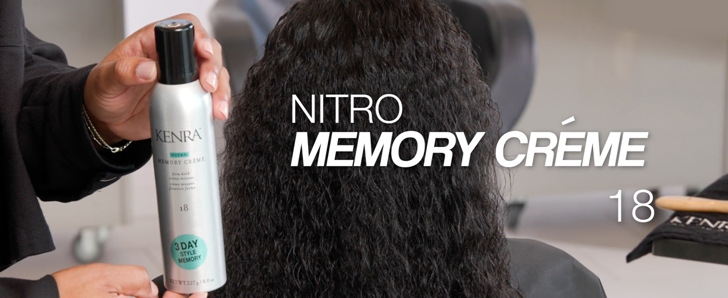 Amazon.com: Kenra Professional Nitro Memory Crème 18 | Firm Hold