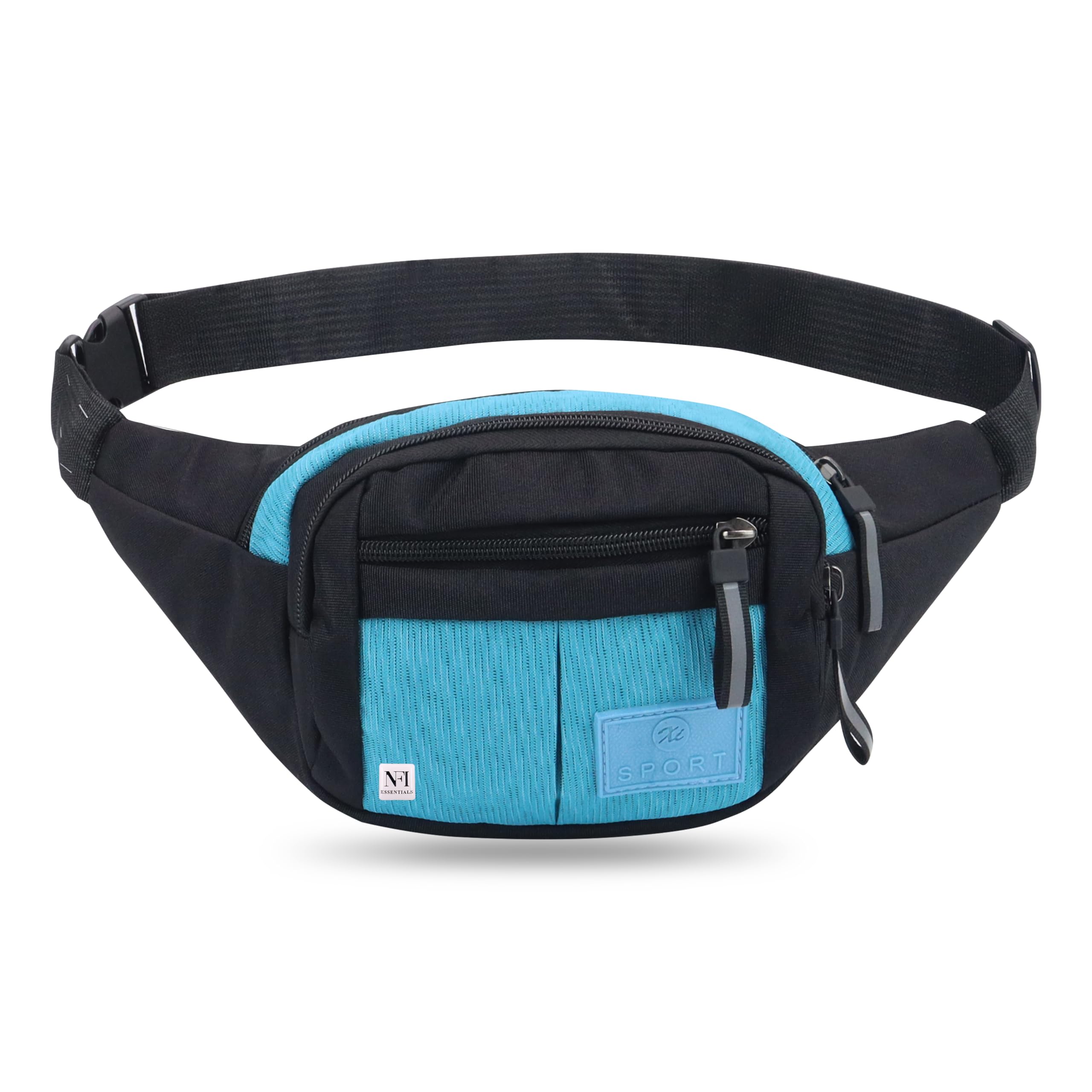 NFI essentials Waist Chest Bag for Men Women Belt Sling Pouch Crossbody Unisex Crossover Fanny Pack One Side Travel Hiking Zip Bag Multipurpose Adjustable Strap Shoulder Running Money Phone Bag-picture-31