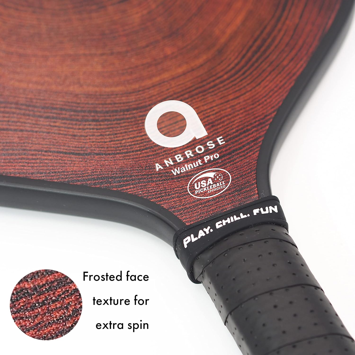 A. Anbrose Pickleball Paddle | Extra Wide Paddle Shape | USAPA Approved | Carbon Fiber Face | Polypropylene Honeycomb Core | Lightweight | Fabric Paddle Cover.…