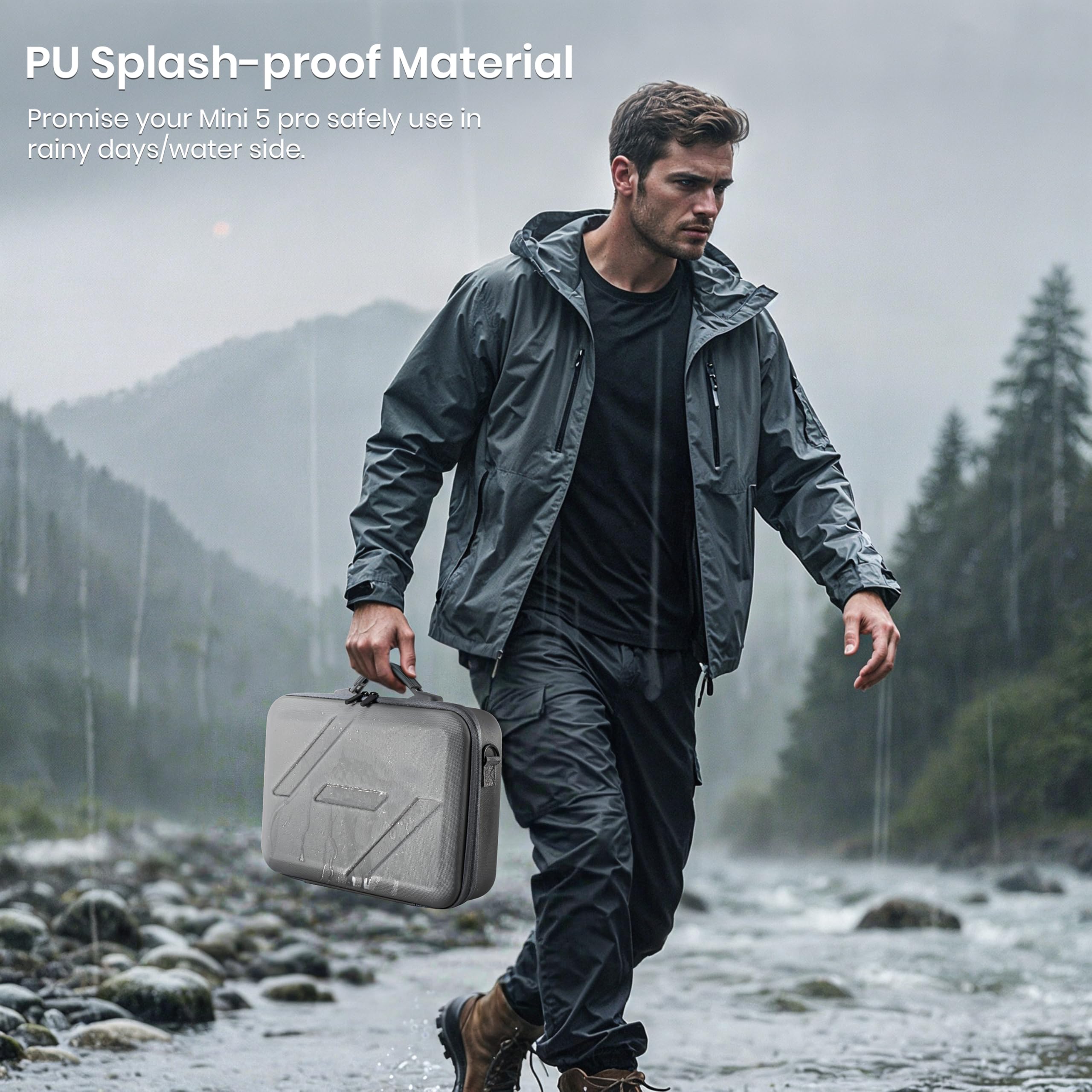 STARTRC Mini 5 Pro Custodia, Borsa Portatile per Accessori DJI Mini 5 Pro, per DJI RC 2 Controller Fly More Combo