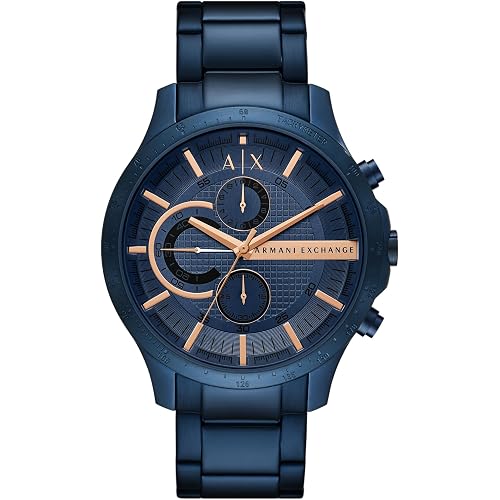 A|X Armani Exchange Chronograph Men's Watch, Stainless Steel Watches for Men