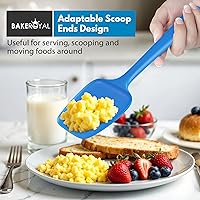 Vista 6 de Juego de espátulas de silicona – 4 espátulas de goma de silicona resistente al calor 600 °F para tareas diarias – Espátulas de cocina de diseño sin