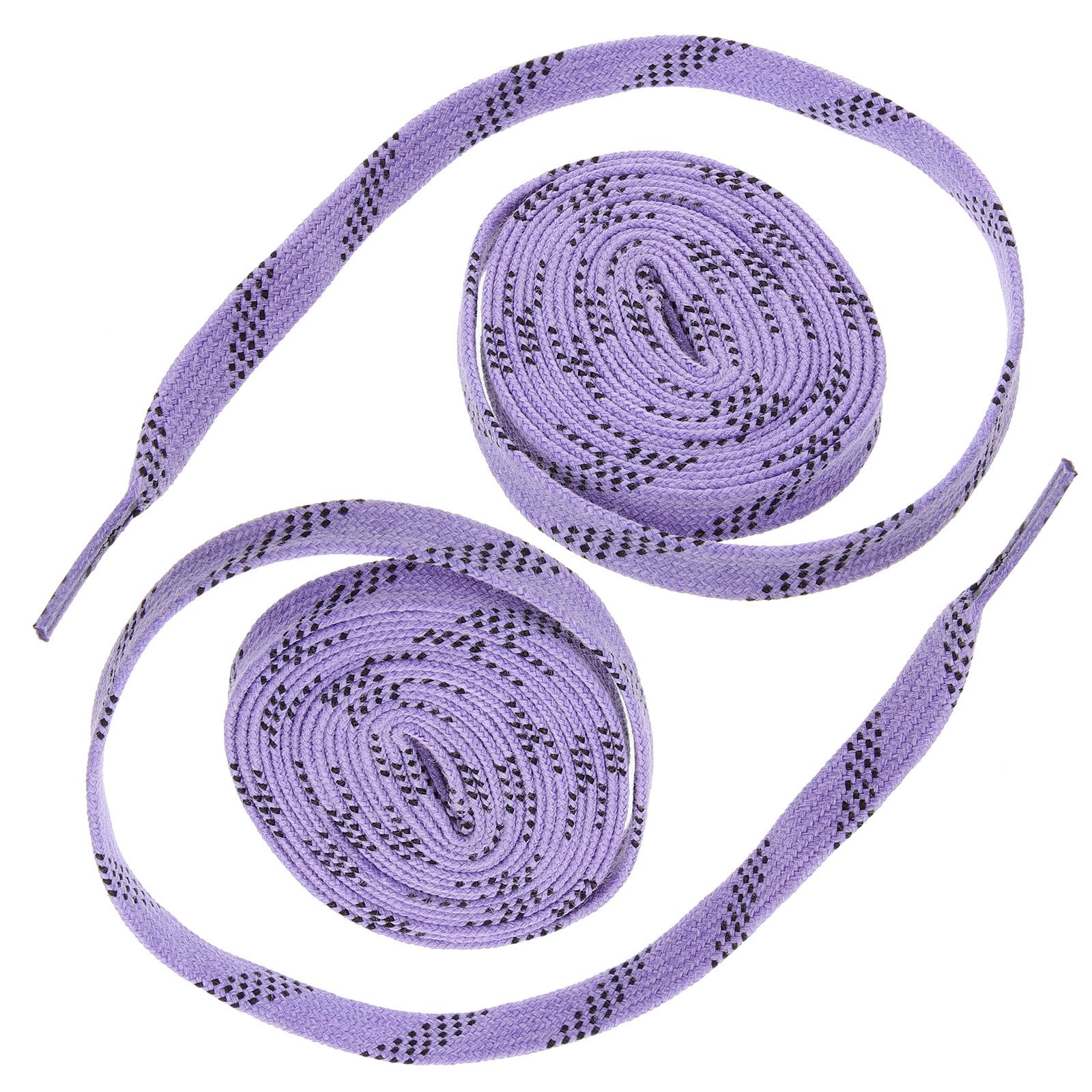 DOITOOL Cordones Encerados para Hockey sobre Hielo, Color Morado, Cordones Deportivos de Poliéster Resistentes al Desgaste, Accesorios para Patines y Calzado Deportivo, Reemplazo
