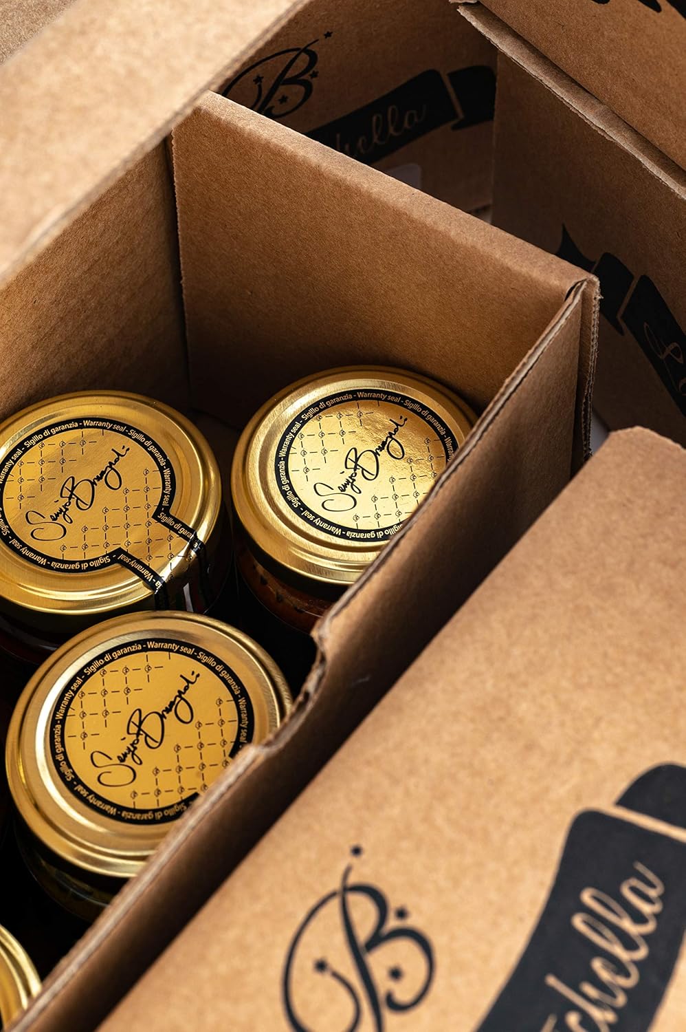 La Rustichella - Set Black Truffle Honey (140g - 4,93 OZ) & White Truffle Honey (140g - 4,93 OZ) | Gluten Free, Cholesterol Free