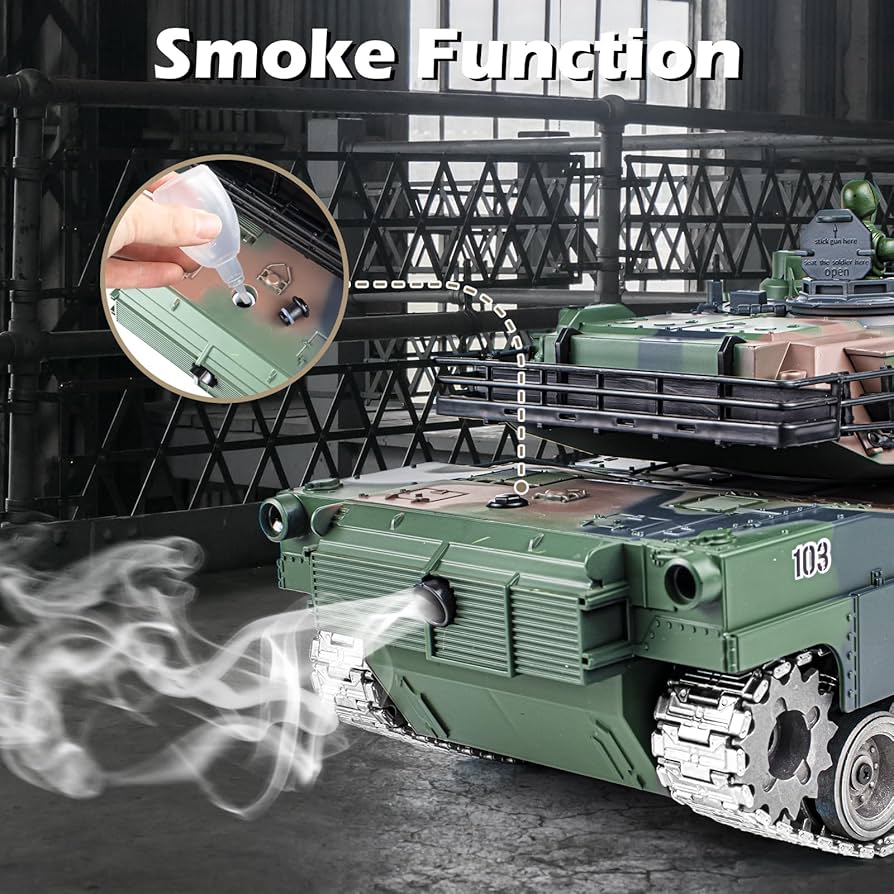 その他 TANK CORPS DX 1:16 U.S.A M1A2 Abrams RC Tank - FULL PRO VERSION 3918-FULL