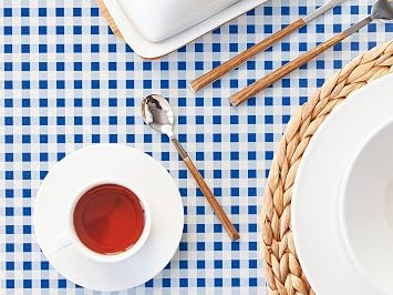 Fablon 45 cm x 2 m Gingham Roll, Blue
