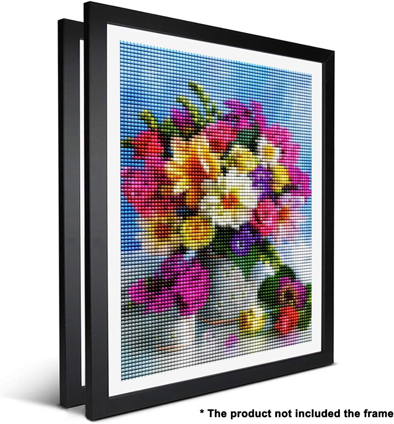 5D DIY Diamond Painting Kit 2 Pack Flower Full Drill by Number Kits - Image 4