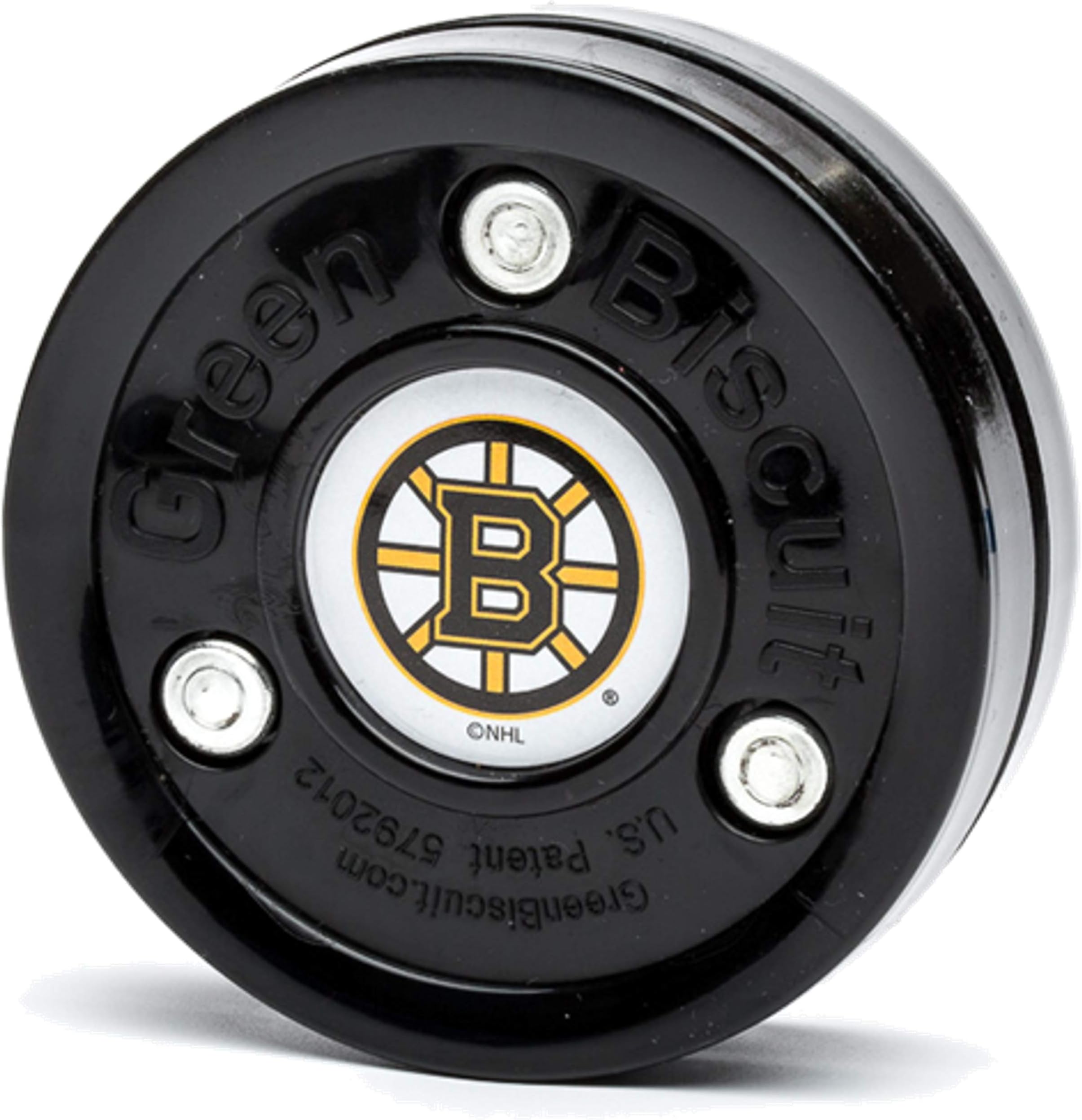 Green Biscuit NHL Teams Original Passing/Handling Training Puck - Off-Ice/Street Hockey Puck