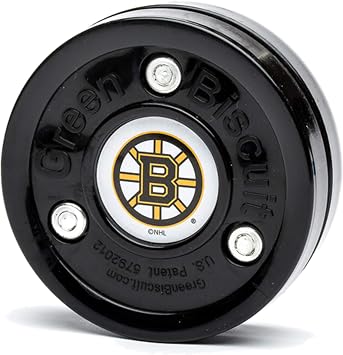 Green Biscuit NHL Teams Original Passing/Handling Training Puck - Off-Ice/Street Hockey Puck