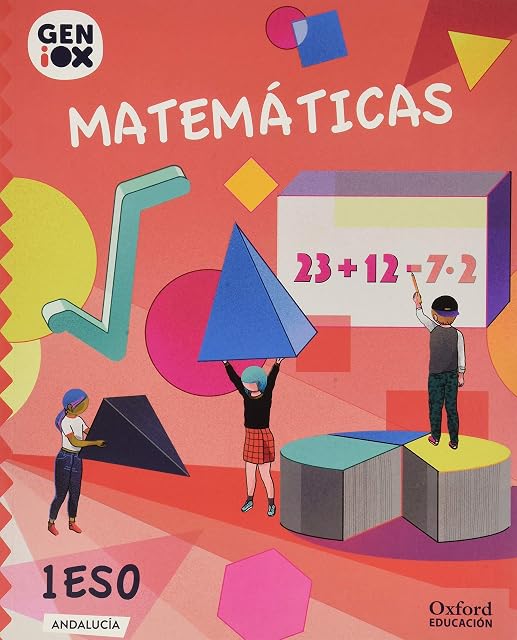 Portada de Geniox Math 1º ESO Pack Bilingüe