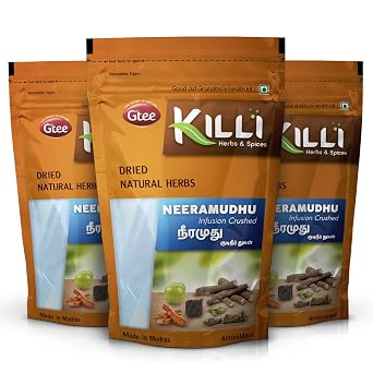 KILLI Neeramudhu Infusion Crushed, 100g Pack of 3