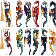 24 Pcs Dragon UV DTF Bookmark Wraps for Acrylic Bookmark Blanks