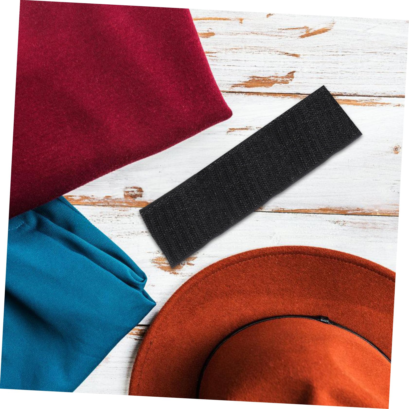 Anneome 2 Rollos de Cinta de Gancho y Bucle para Ropa y Bolsas, Material de Nylon y Tela Mezclada, Longitud Amplia Adecuado para Proyectos de Bricolaje y Equipaje