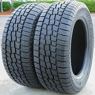 Set of 2 (TWO) Landgolden LGT57 A/T All-Terrain Off-Road Light Truck Radial Tires-LT275/65R20 275/65/20 275/65-20 126/123S Load Range E LRE 10-Ply BSW Black Side Wall