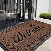 Vista 41 de Yimobra Tapete de bienvenida para interiores y exteriores, impermeable, resistente, para puerta delantera, entrada exterior, extra resistente