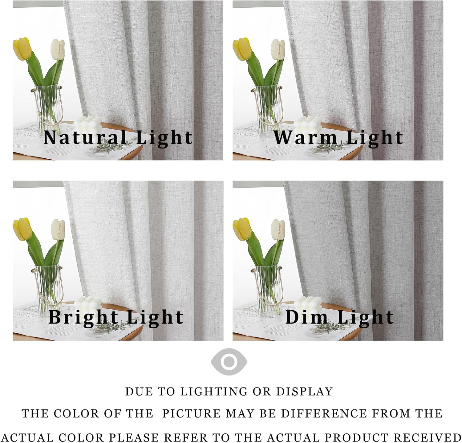 Living Room Curtains 84 Inch Length 2 Panels Set Linen Looking Sheer Curtains for Bedroom Rod Pocket Light Filtering Curtains Semi Sheer Burlap Textured Drapes for Farmhouse Greyish White