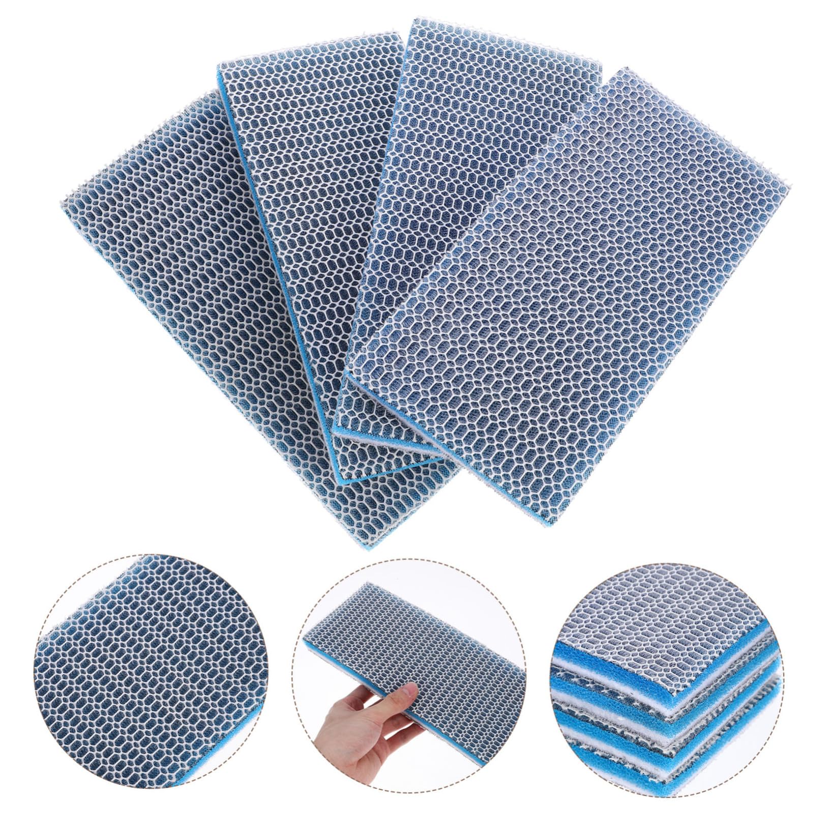 Yardwe 20stücke Aquarium Filterpad Aus Hochdichtem Polyester Reinigungs-Schwamm Für Fischbecken Effektive Wasserfiltration Und Einfach Zu Reinigen Filterwatte