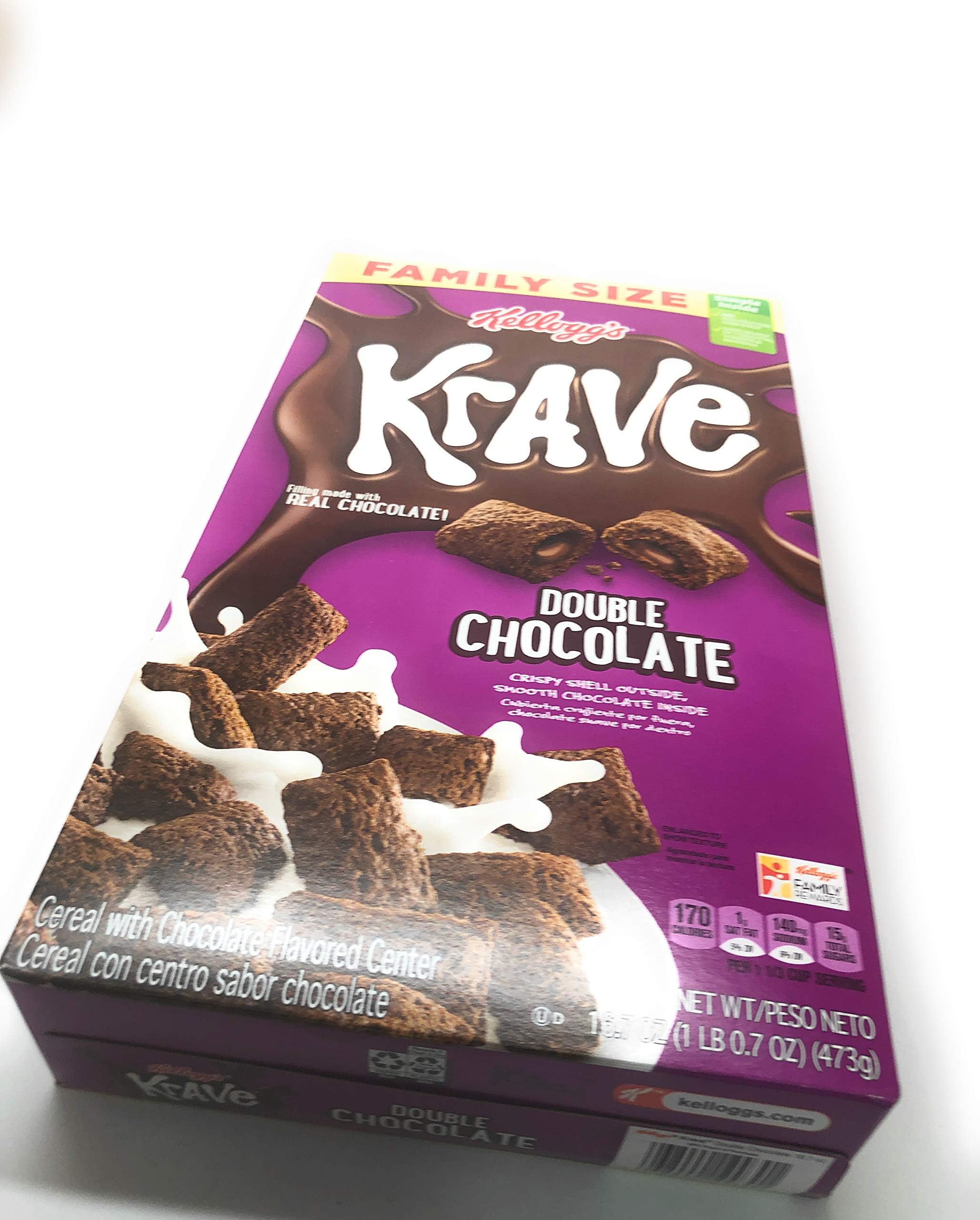 Krave Double Chocolate Family Size 16.7 Cereal