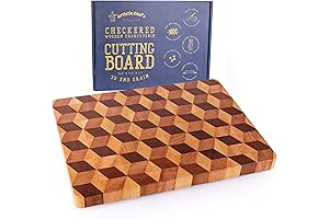 Handmade Checkered Cutting Board