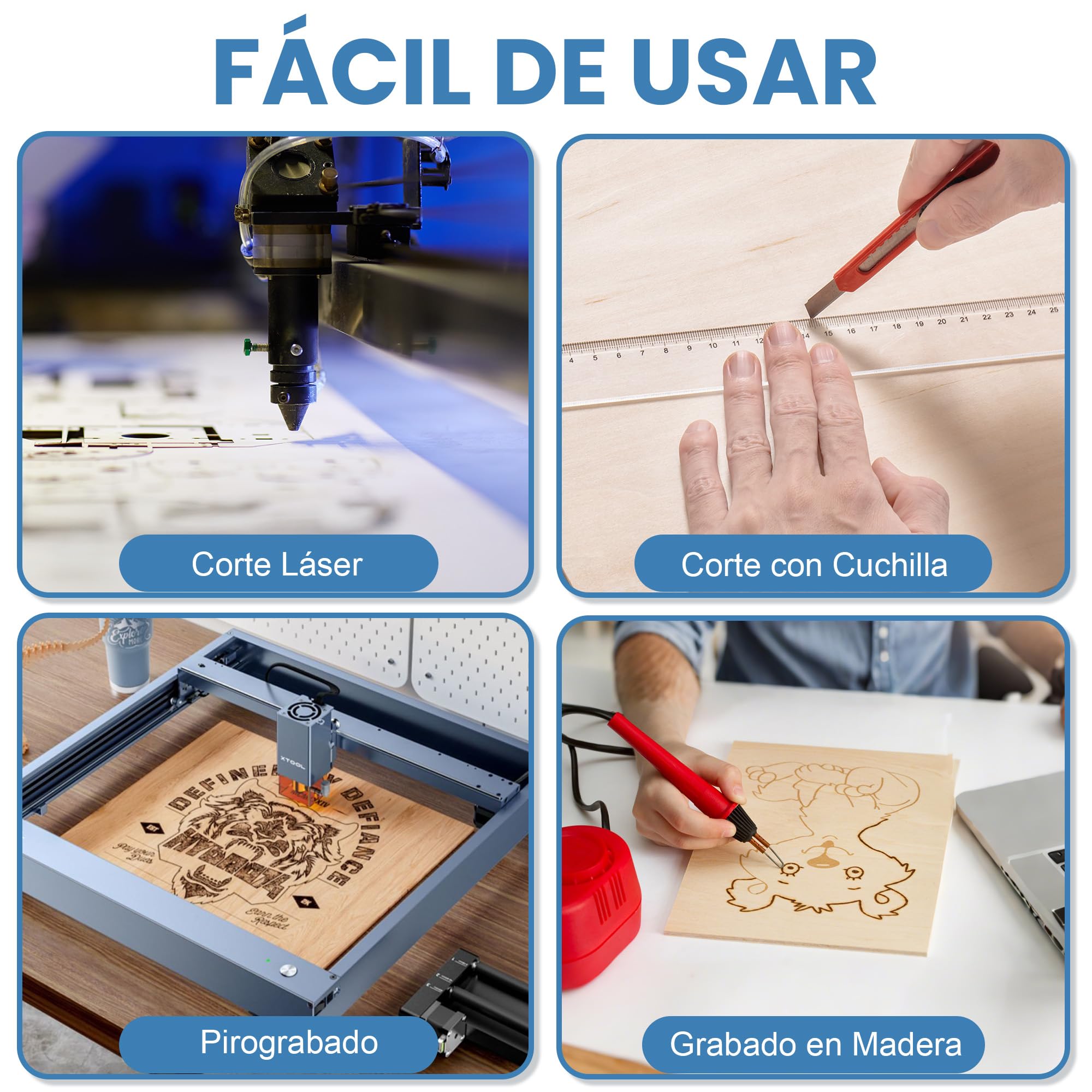 ROBOTIME Hojas de madera contrachapada sin terminar, 10 piezas de 300 x 300 x 3 mm, tablero de madera de nogal para manualidades, pintura, arte de pirografía, decoración del hogar, bricolaje y