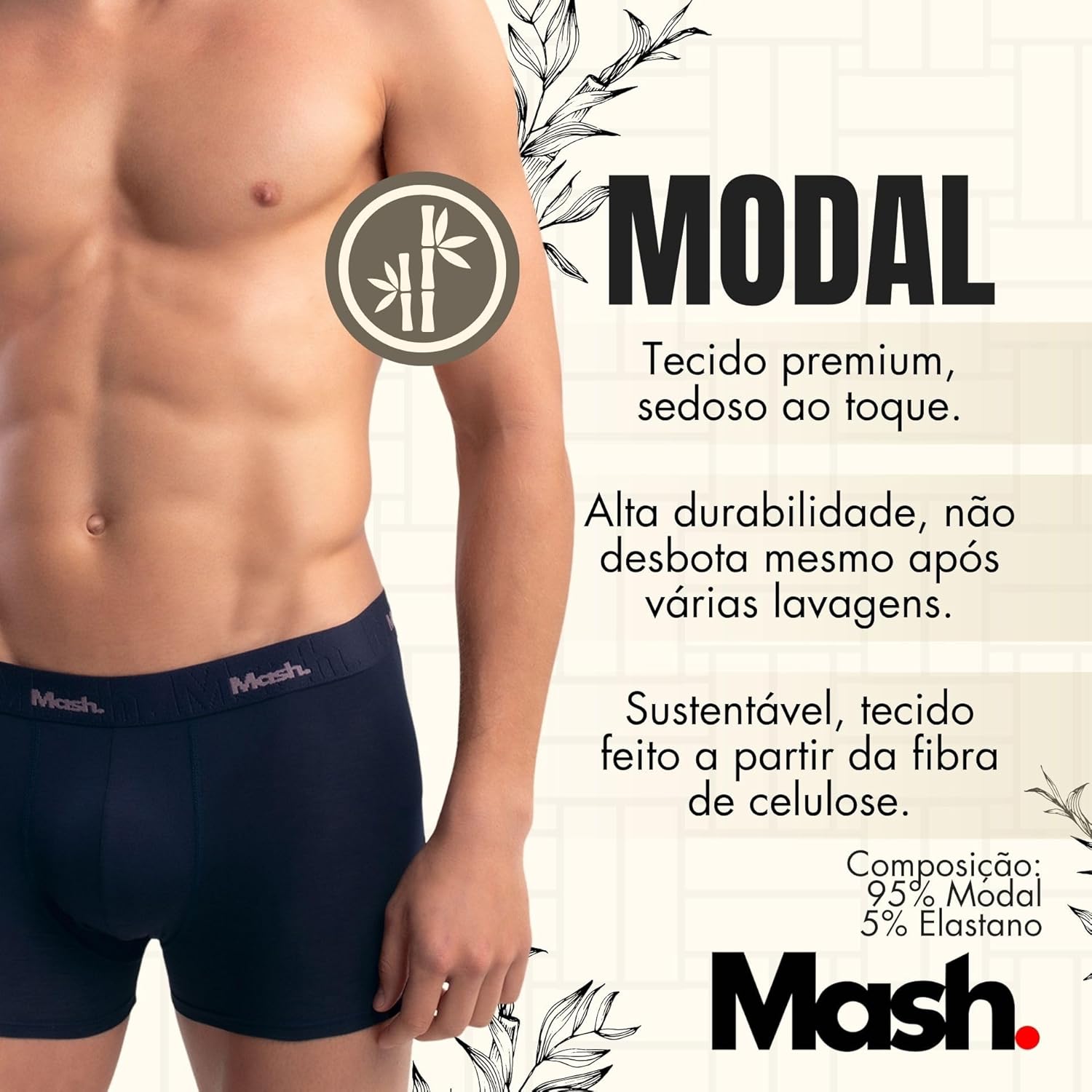 Kit 3 Cuecas Boxer Modal Mash Toque Gelado Respirável Antibolinha Masculina em promoção! Veja a oferta e mais achadinhos de Moda íntima 3 Hoje é o melhor dia para comprar Kit 3 Cuecas Boxer Modal Mash Toque Gelado Respirável Antibolinha Masculina com aquele preço maroto! Promoção! Aproveite a oferta! 3