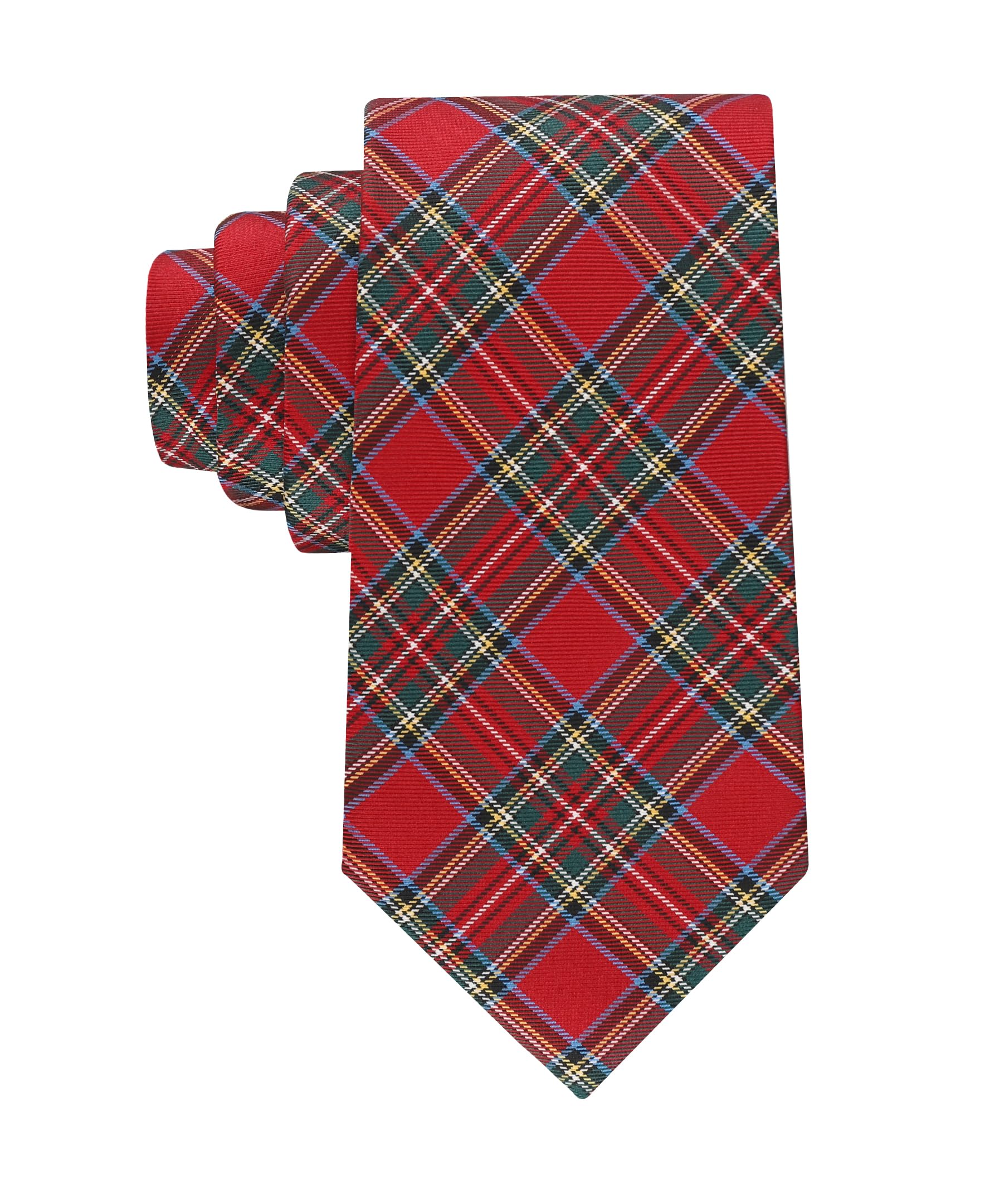 

                                                    Tommy Hilfiger Men's Royal Stuart Tartan Tie, Red,