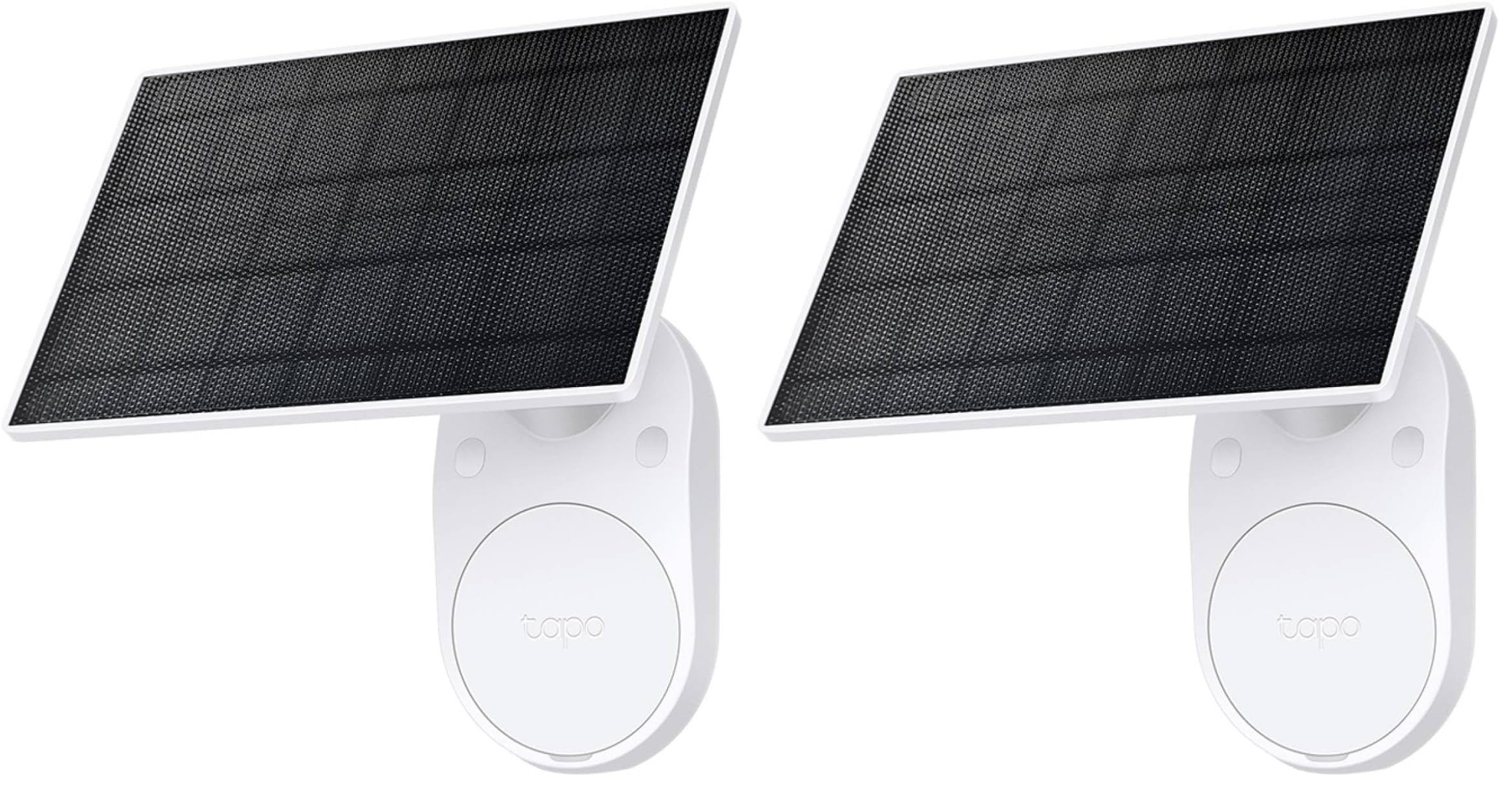 Tapo A201 Pannello Solare 2.5W, 5.2V, Adatto a Telecamere a Batteria, Installazione Flessibile, Ricarica ad Alta Efficienza 45 Min per Tutto il Giorno, IP65, Regolabile a 360°, Cavo di Ricarica di 4m