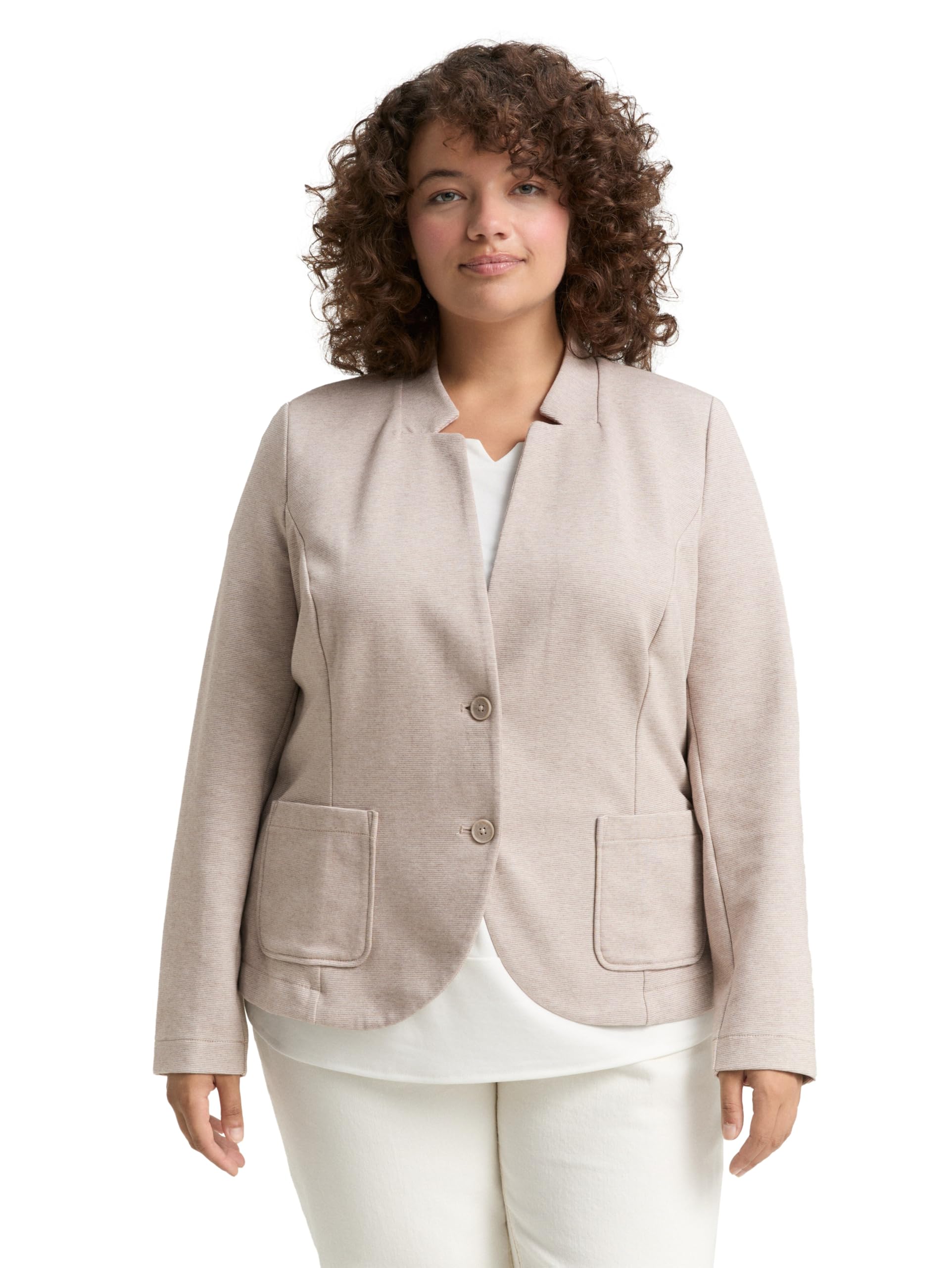 TOM TAILOR Damen Plussize Plus Size - Fitted Blazer